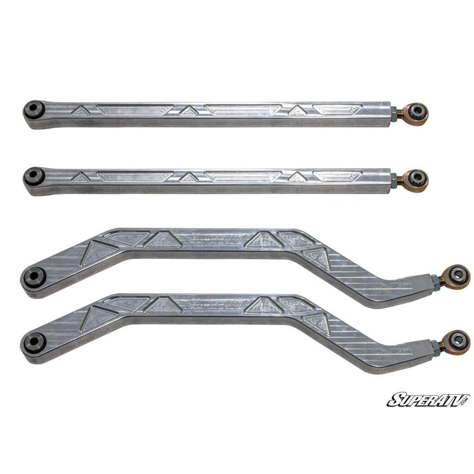 SuperATV Polaris RZR XP Turbo High Clearance Billet Aluminum Radius Arms - MojoMotoSport.com