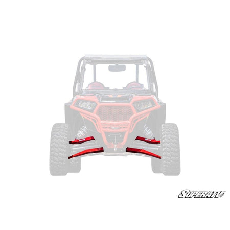 SuperATV Polaris RZR XP Turbo High Clearance Boxed A - Arms - MojoMotoSport.com