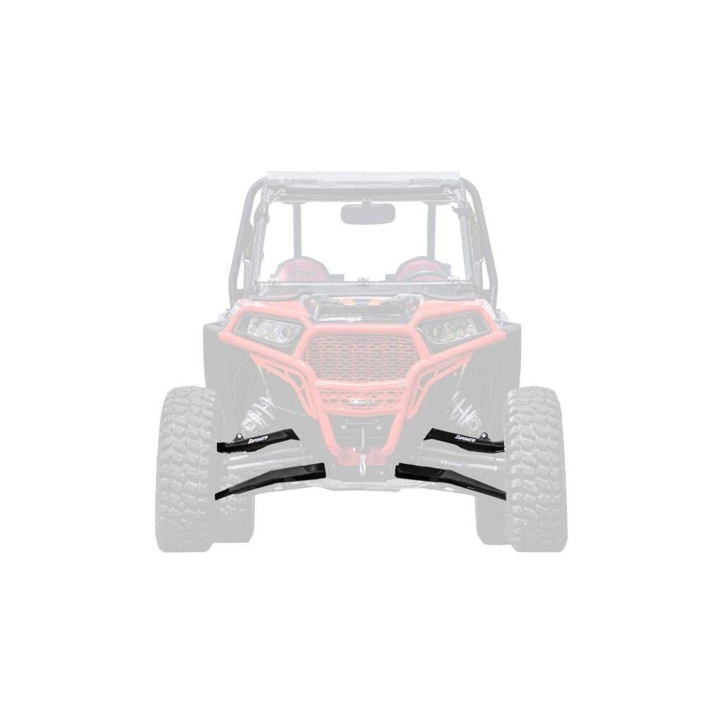 SuperATV Polaris RZR XP Turbo High Clearance Boxed A - Arms - MojoMotoSport.com