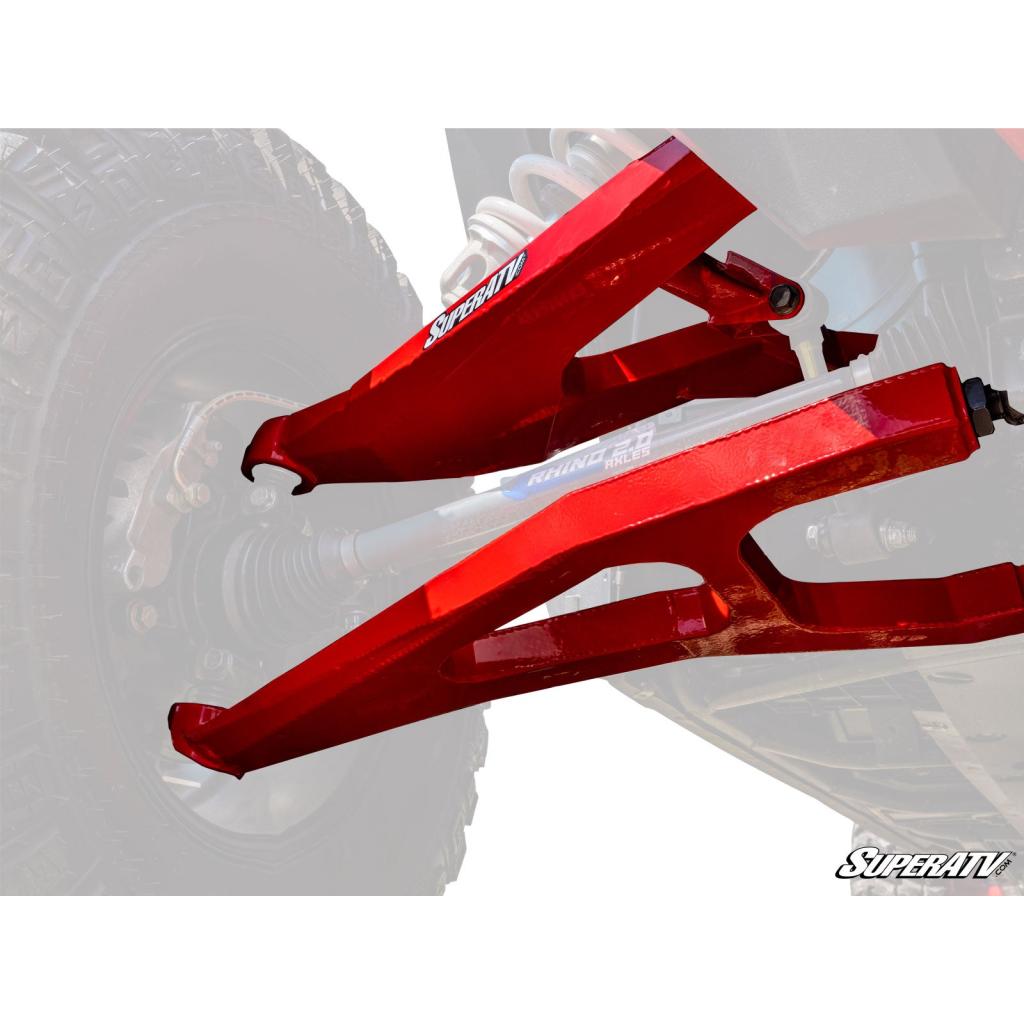 SuperATV Polaris RZR XP Turbo High Clearance Boxed A - Arms - MojoMotoSport.com