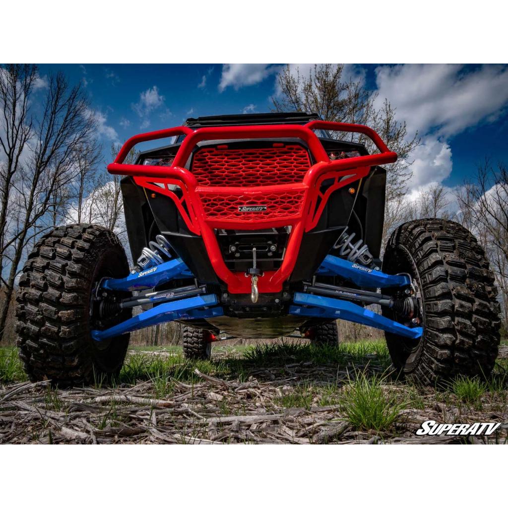 SuperATV Polaris RZR XP Turbo High Clearance Boxed A - Arms - MojoMotoSport.com