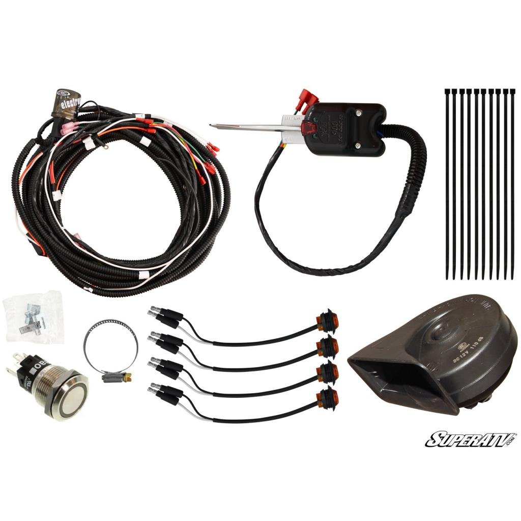 SuperATV Polaris RZR XP Turbo Plug & Play Turn Signal Kit - MojoMotoSport.com