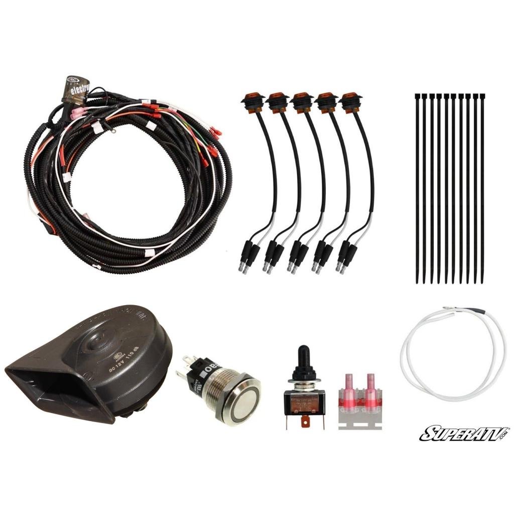 SuperATV Polaris RZR XP Turbo Plug & Play Turn Signal Kit - MojoMotoSport.com