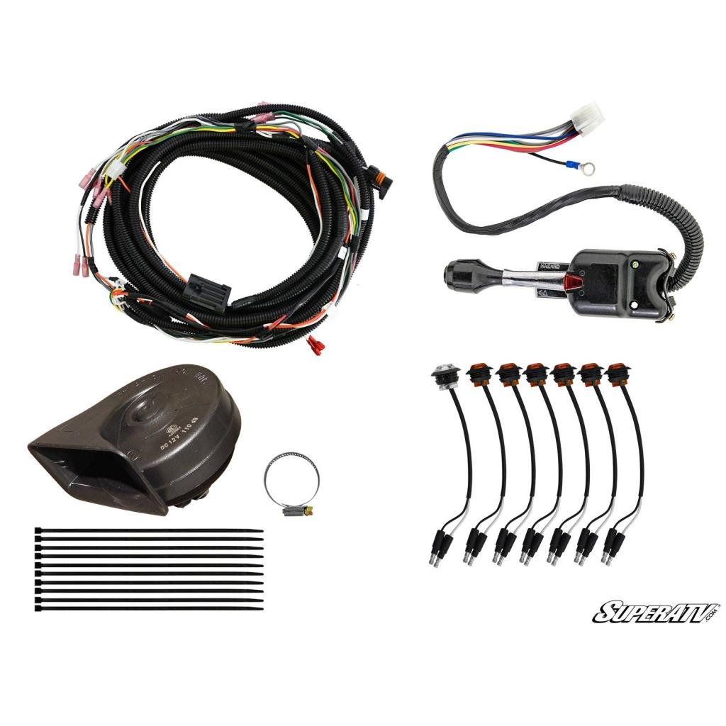 SuperATV Polaris RZR XP Turbo Plug & Play Turn Signal Kit - MojoMotoSport.com