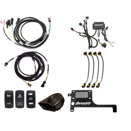 SuperATV Polaris RZR XP Turbo Plug & Play Turn Signal Kit - MojoMotoSport.com
