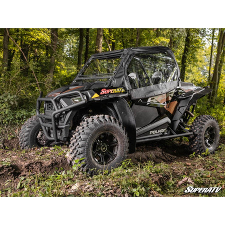 SuperATV Polaris RZR XP Turbo Primal Soft Cab Enclosure Upper Doors - MojoMotoSport.com