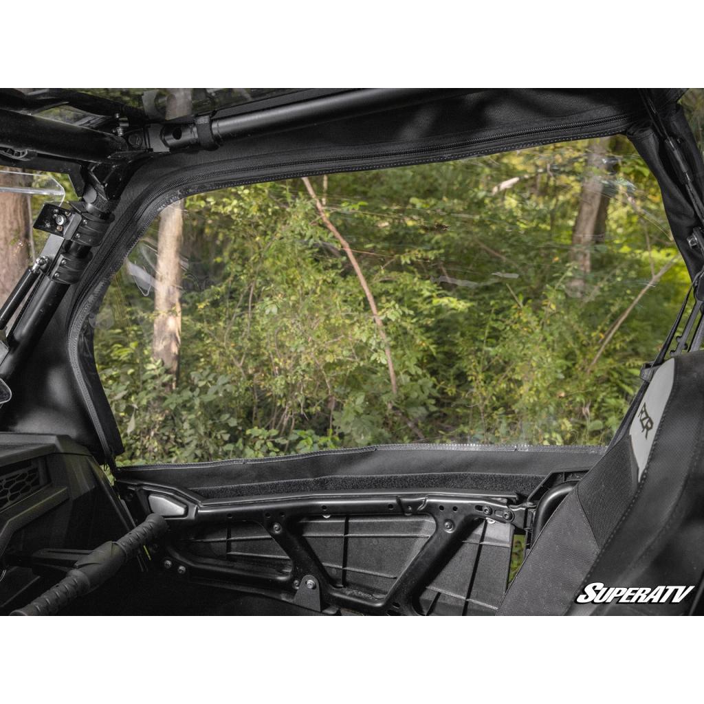 SuperATV Polaris RZR XP Turbo Primal Soft Cab Enclosure Upper Doors - MojoMotoSport.com