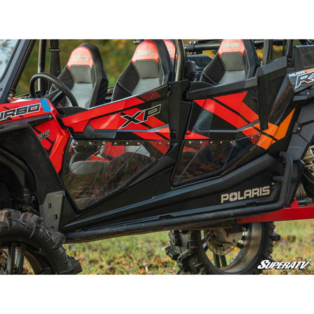 SuperATV Polaris RZR XP Turbo S Clear Lower Doors - MojoMotoSport.com