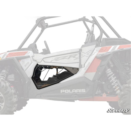 SuperATV Polaris RZR XP Turbo S Clear Lower Doors - MojoMotoSport.com