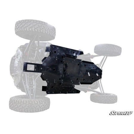 SuperATV Polaris RZR XP Turbo S Full Skid Plate - MojoMotoSport.com
