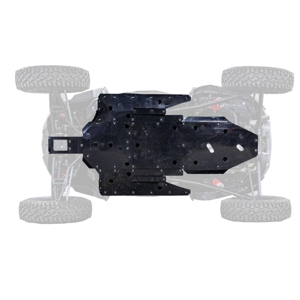 SuperATV Polaris RZR XP Turbo S Full Skid Plate - MojoMotoSport.com