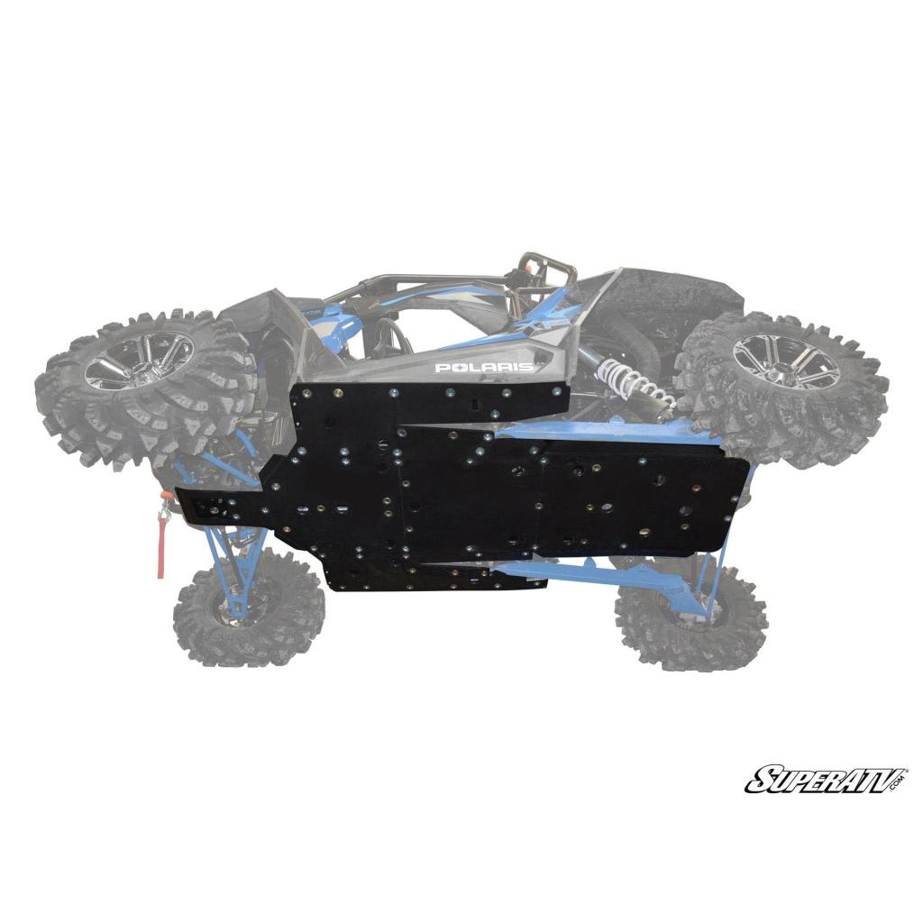 SuperATV Polaris RZR XP Turbo S Full Skid Plate - MojoMotoSport.com