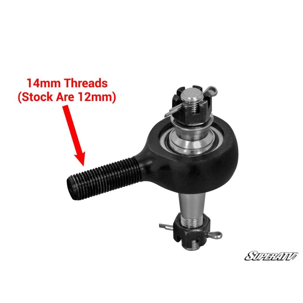 SuperATV Polaris RZR XP Turbo S Heavy - Duty Tie Rod Kit - MojoMotoSport.com