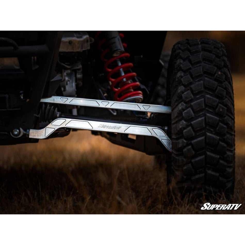 SuperATV Polaris RZR XP Turbo S High Clearance Billet Aluminum Radius Arms - MojoMotoSport.com