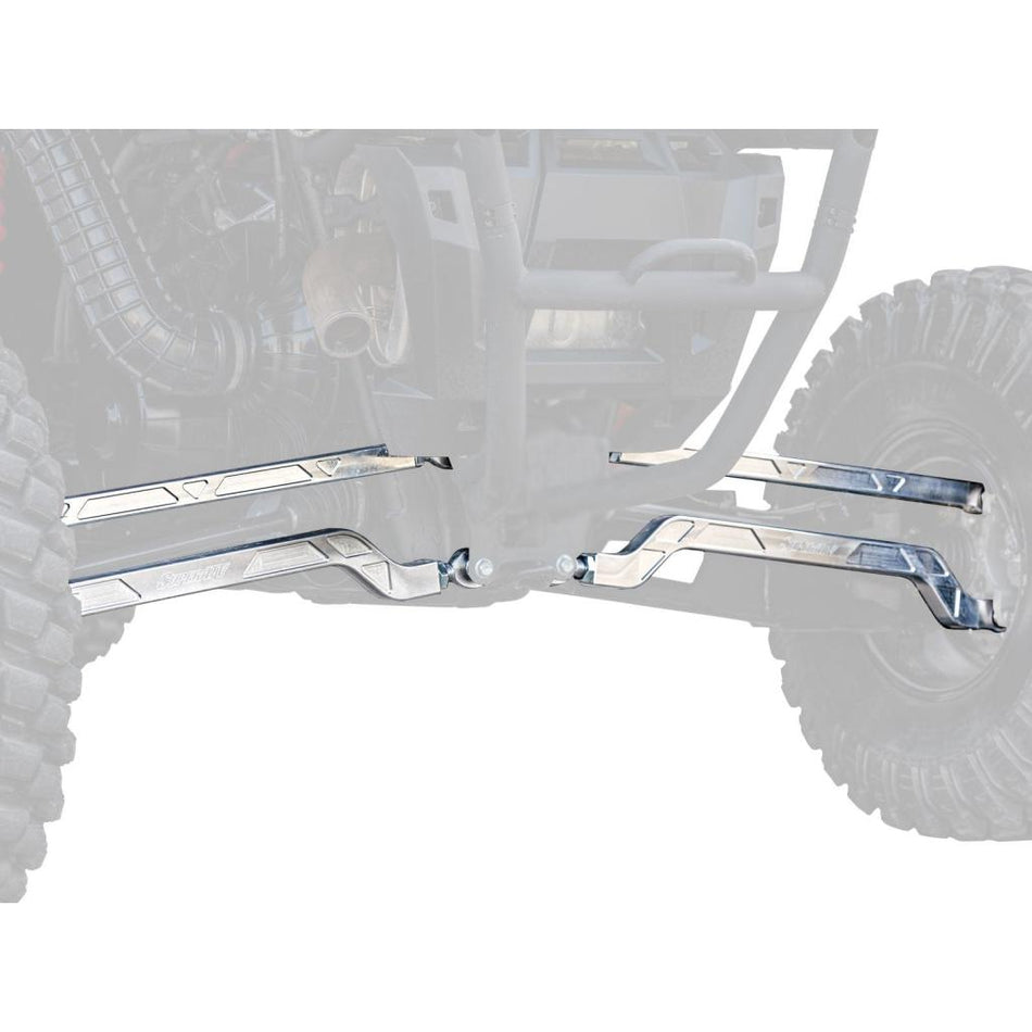 SuperATV Polaris RZR XP Turbo S High Clearance Billet Aluminum Radius Arms - MojoMotoSport.com