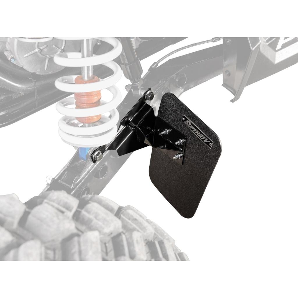 SuperATV Polaris RZR XP Turbo S Mud Flaps - MojoMotoSport.com