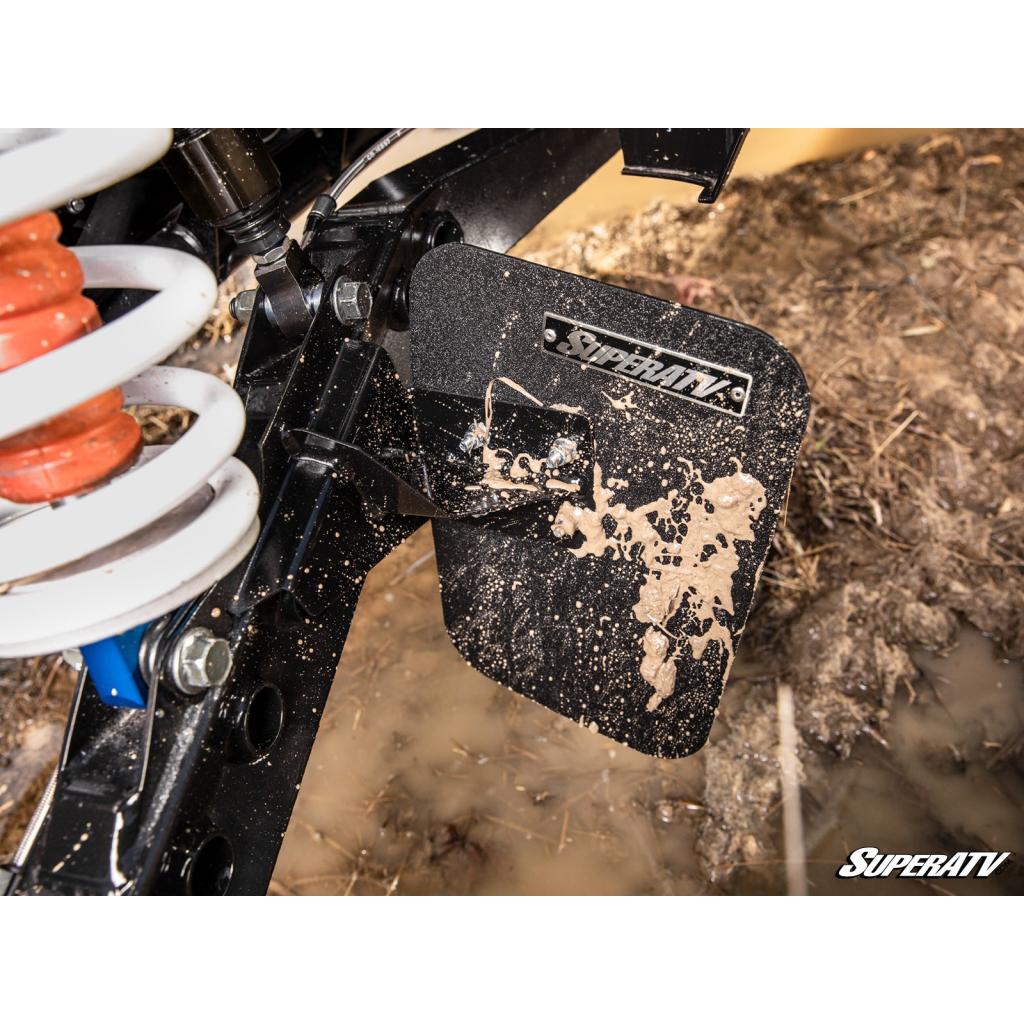 SuperATV Polaris RZR XP Turbo S Mud Flaps - MojoMotoSport.com