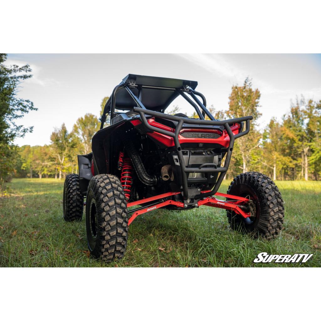 SuperATV Polaris RZR XP Turbo S Rear Bumper - MojoMotoSport.com