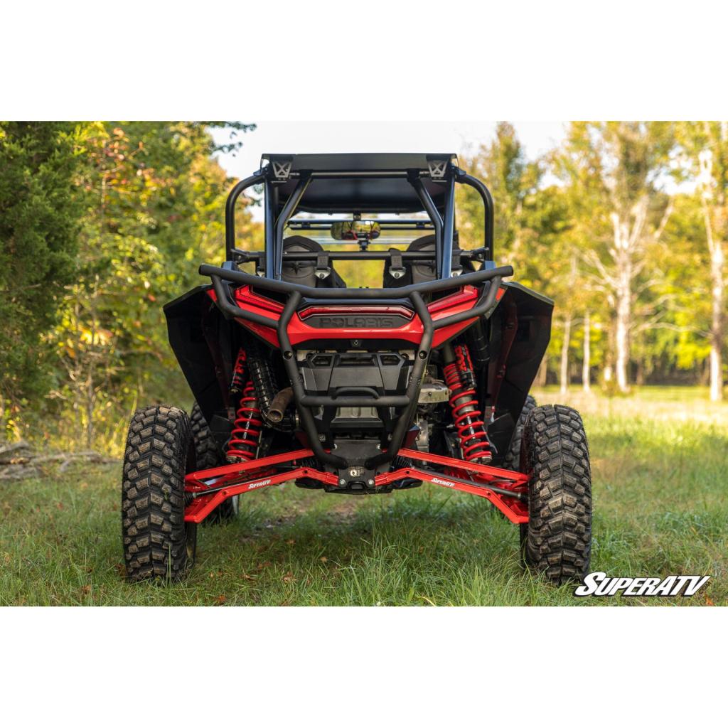 SuperATV Polaris RZR XP Turbo S Rear Bumper - MojoMotoSport.com