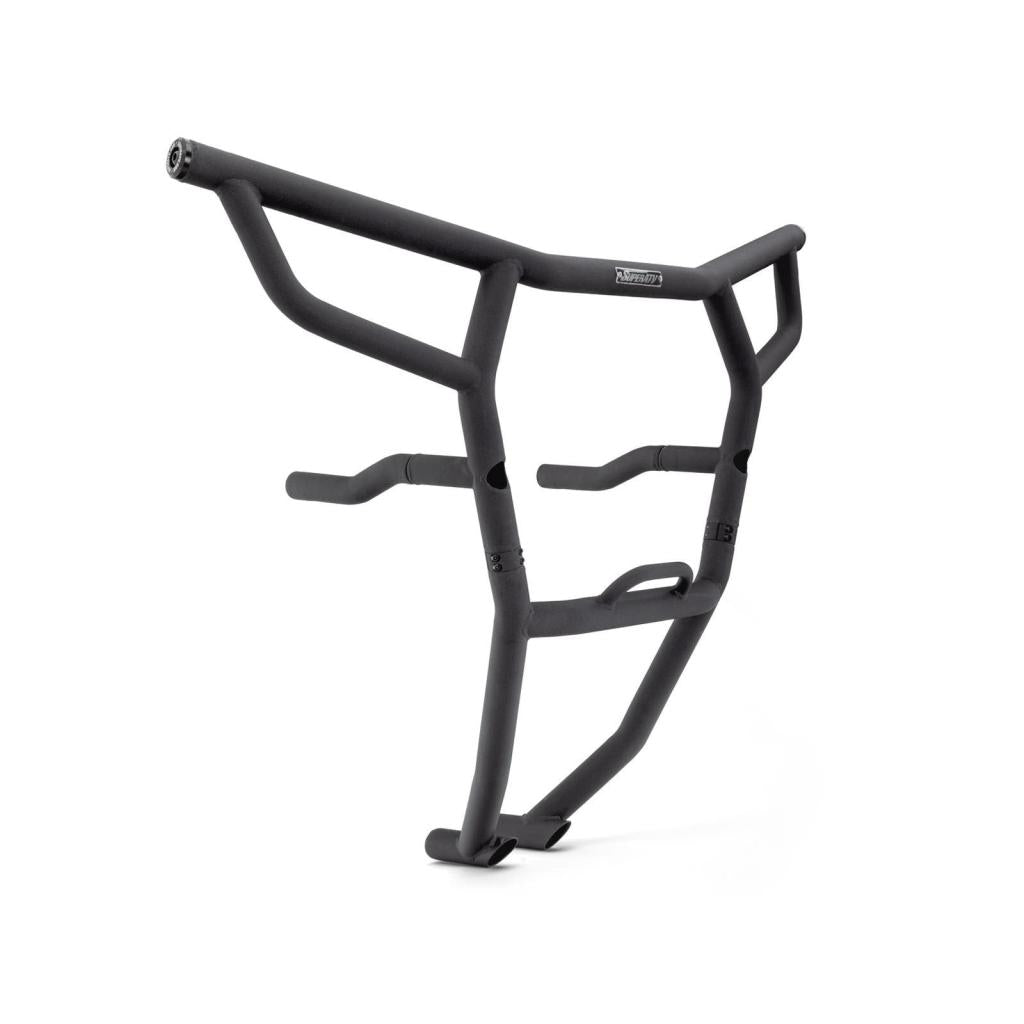 SuperATV Polaris RZR XP Turbo S Rear Bumper with Receiver Hitch - MojoMotoSport.com