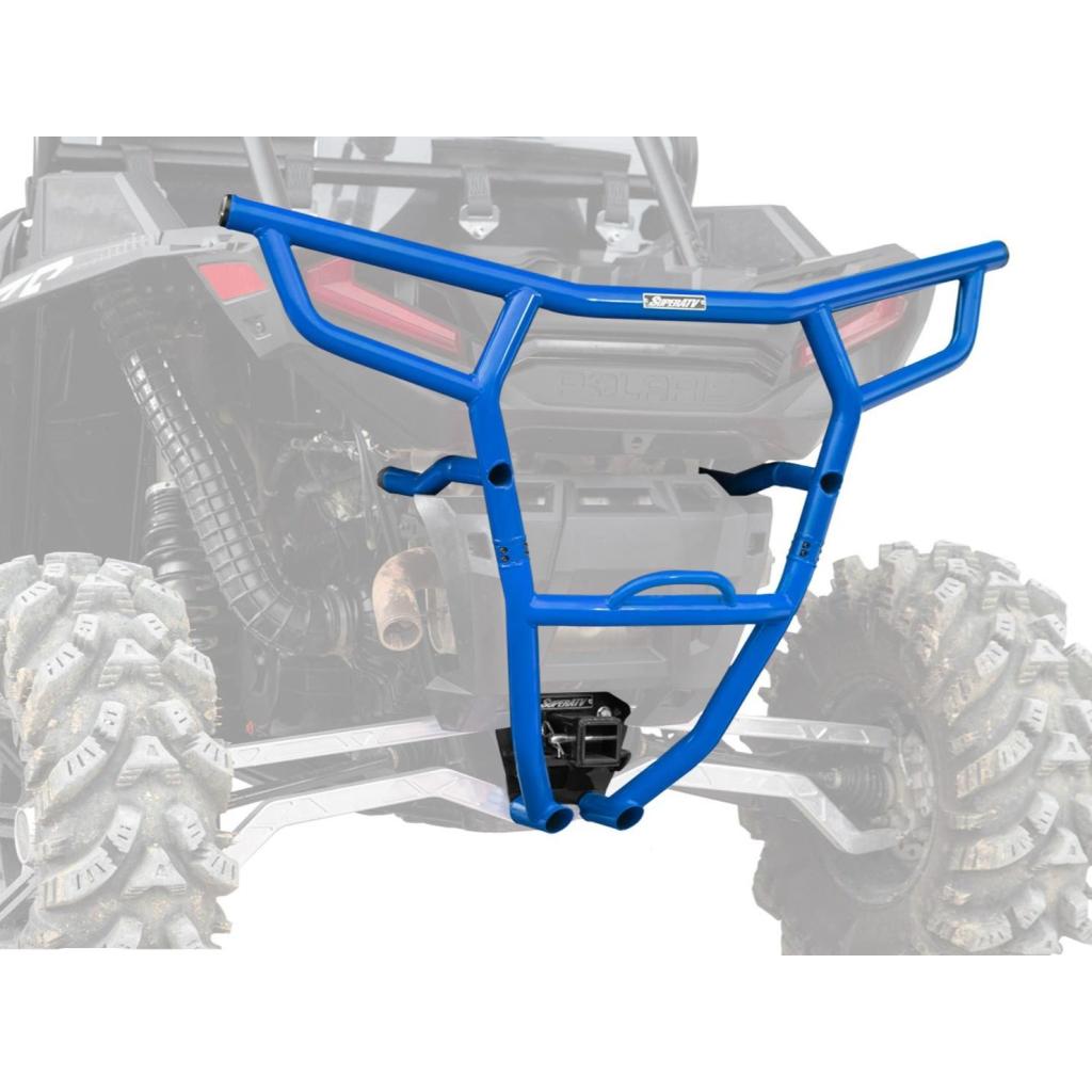 SuperATV Polaris RZR XP Turbo S Rear Bumper with Receiver Hitch - MojoMotoSport.com