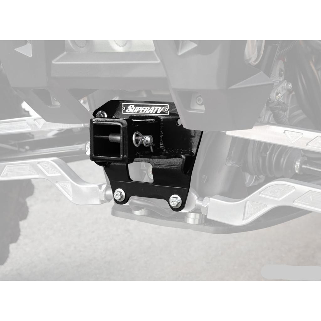 SuperATV Polaris RZR XP Turbo S Rear Receiver Hitch - MojoMotoSport.com