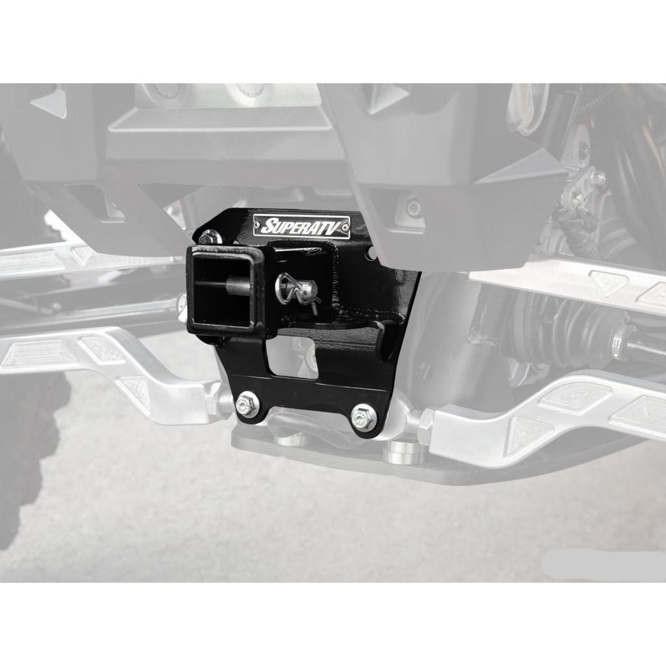 SuperATV Polaris RZR XP Turbo S Rear Receiver Hitch - MojoMotoSport.com
