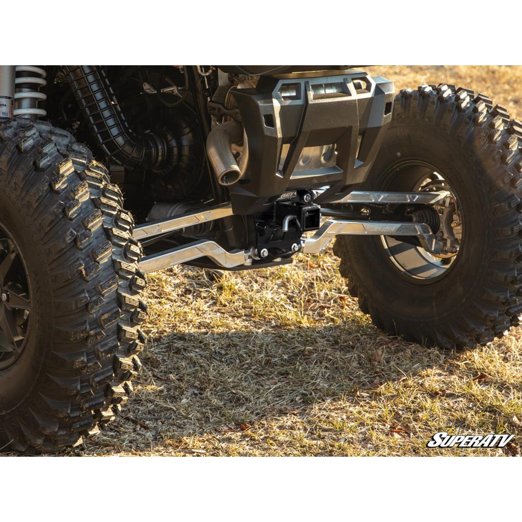 SuperATV Polaris RZR XP Turbo S Rear Receiver Hitch - MojoMotoSport.com