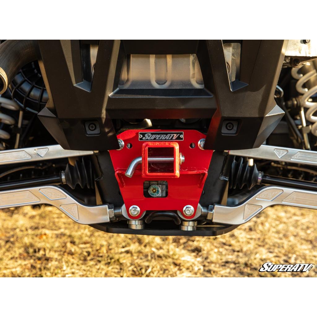 SuperATV Polaris RZR XP Turbo S Rear Receiver Hitch - MojoMotoSport.com