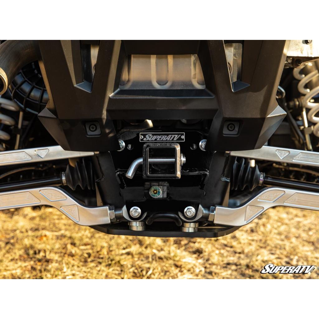 SuperATV Polaris RZR XP Turbo S Rear Receiver Hitch - MojoMotoSport.com