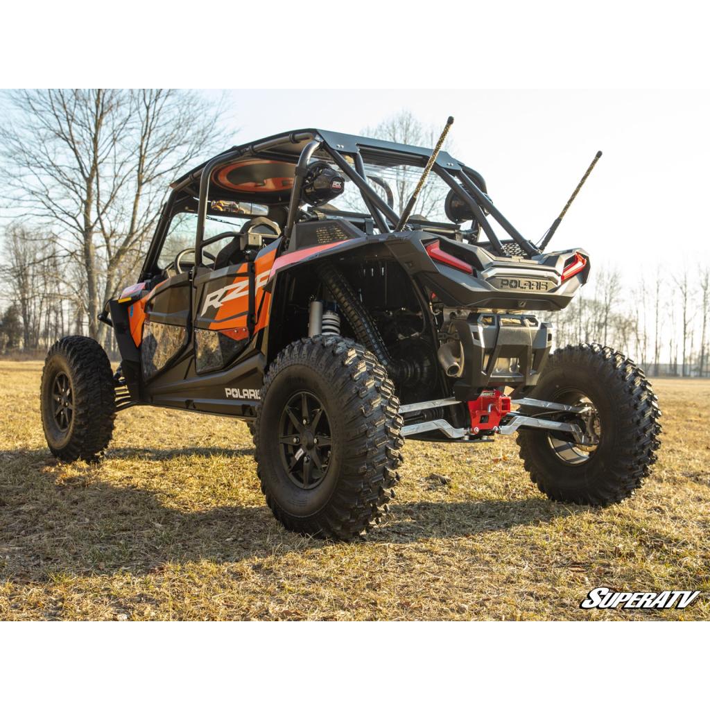 SuperATV Polaris RZR XP Turbo S Rear Receiver Hitch - MojoMotoSport.com