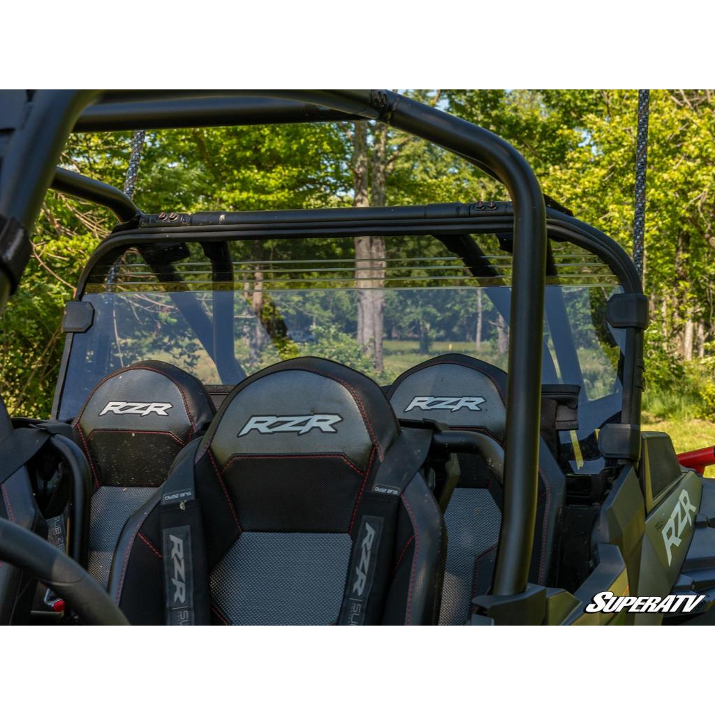 SuperATV Polaris RZR XP Turbo S Rear Windshield - MojoMotoSport.com