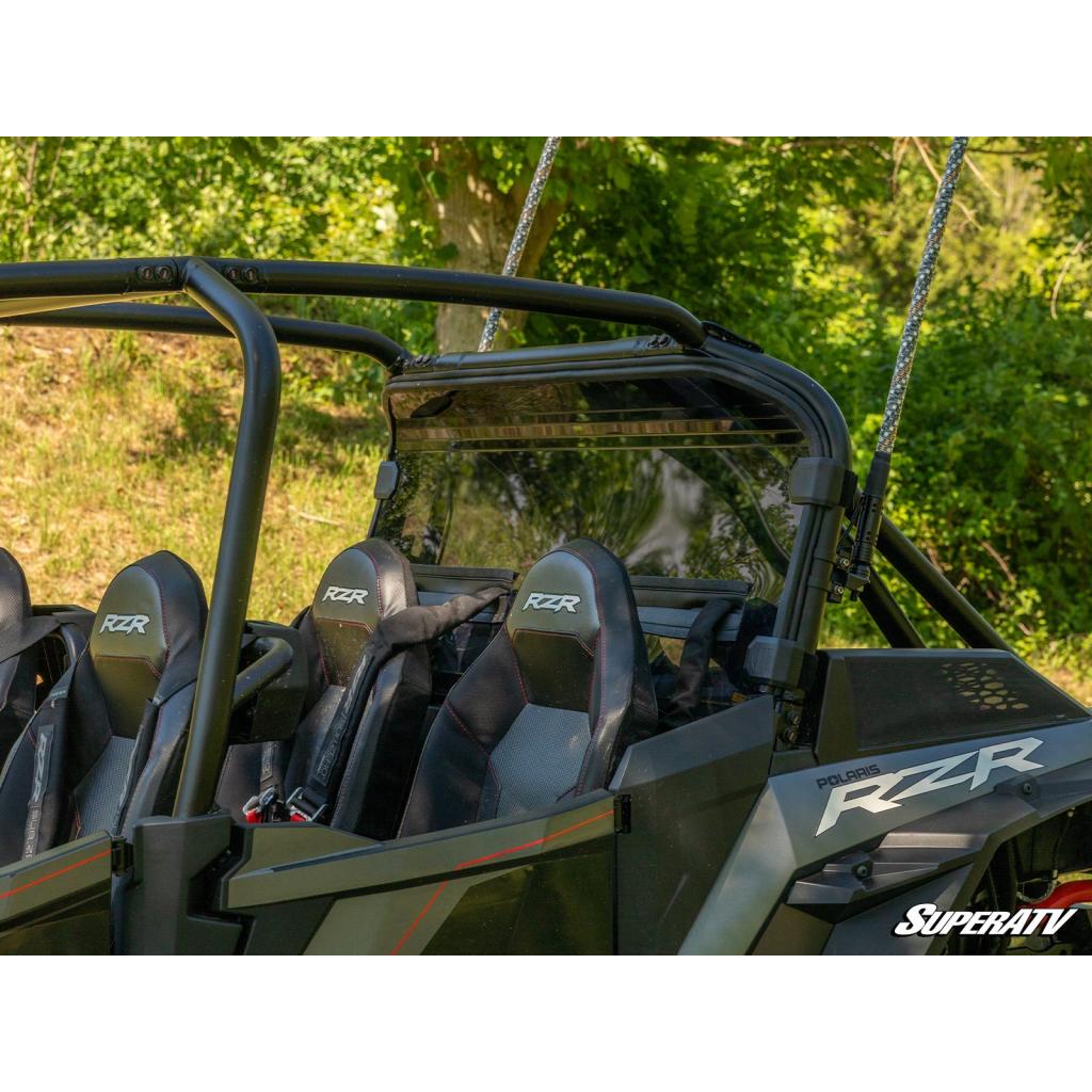 SuperATV Polaris RZR XP Turbo S Rear Windshield - MojoMotoSport.com