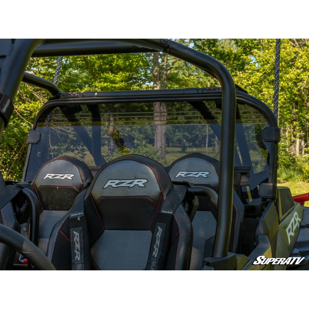 SuperATV Polaris RZR XP Turbo S Rear Windshield - MojoMotoSport.com