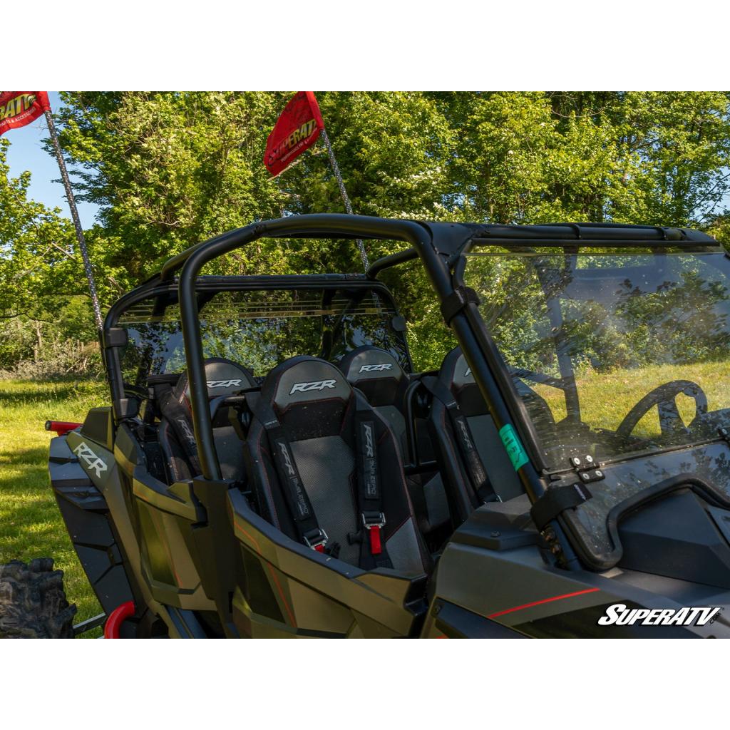 SuperATV Polaris RZR XP Turbo S Rear Windshield - MojoMotoSport.com