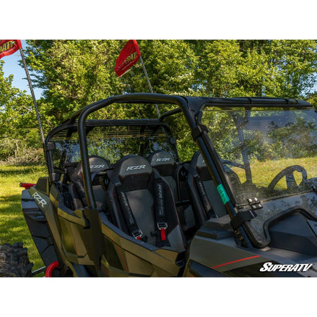 SuperATV Polaris RZR XP Turbo S Rear Windshield - MojoMotoSport.com
