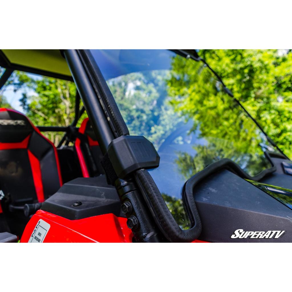 SuperATV Polaris RZR XP Turbo S Scratch - Resistant Full Windshield - MojoMotoSport.com