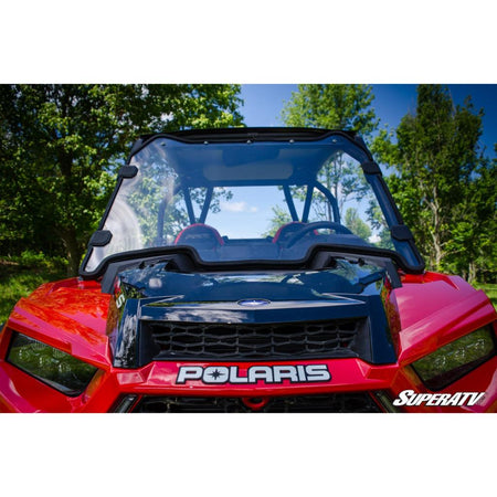 SuperATV Polaris RZR XP Turbo S Scratch - Resistant Full Windshield - MojoMotoSport.com