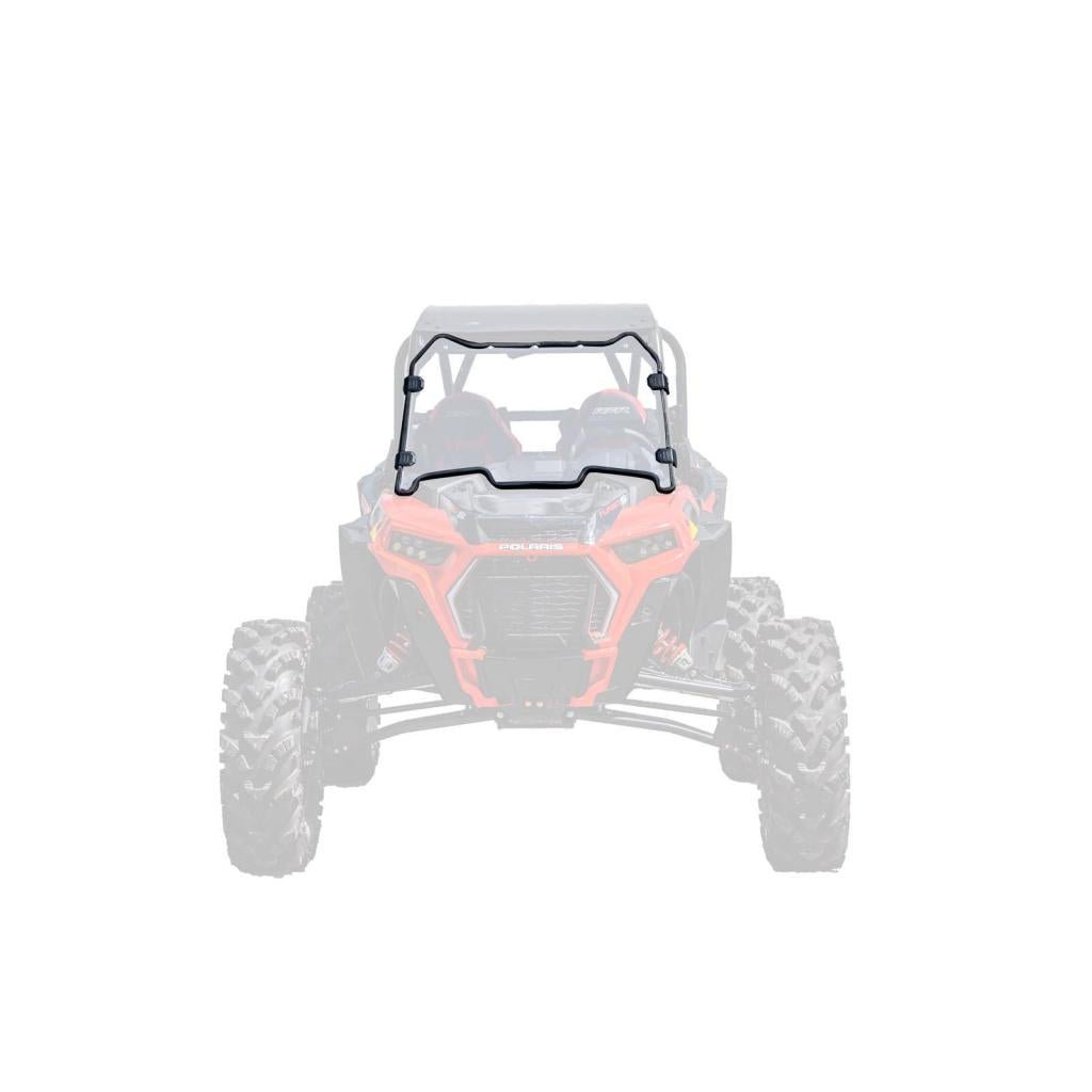 SuperATV Polaris RZR XP Turbo S Scratch - Resistant Full Windshield - MojoMotoSport.com