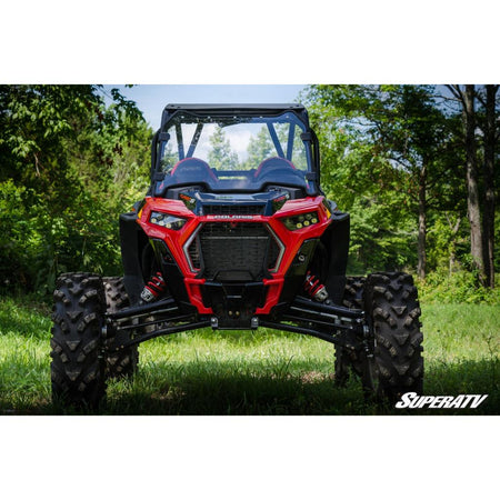 SuperATV Polaris RZR XP Turbo S Scratch - Resistant Full Windshield - MojoMotoSport.com