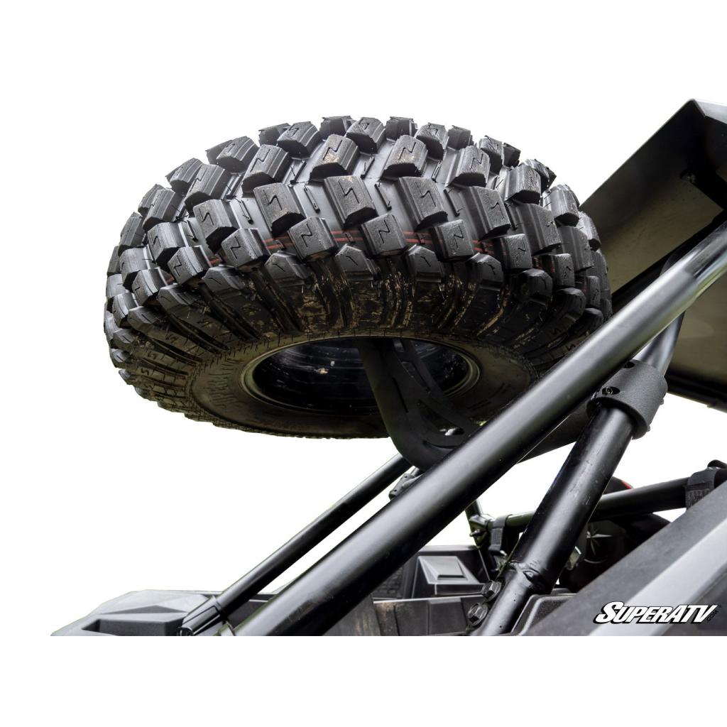 SuperATV Polaris RZR XP Turbo S Spare Tire Carrier - MojoMotoSport.com
