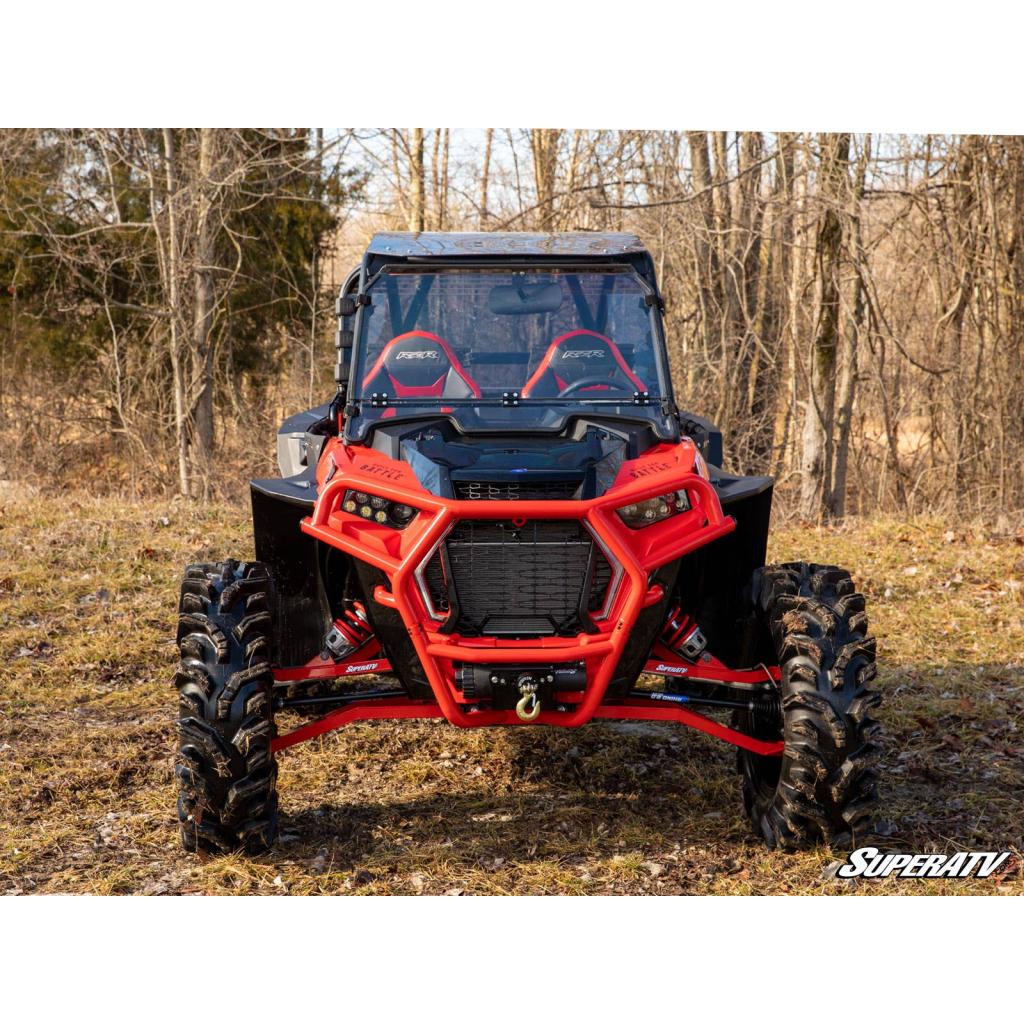 SuperATV Polaris RZR XP Turbo S Winch Mount - MojoMotoSport.com