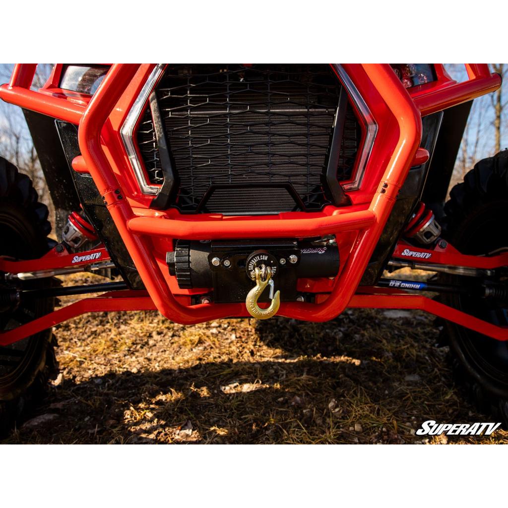 SuperATV Polaris RZR XP Turbo S Winch Mount - MojoMotoSport.com