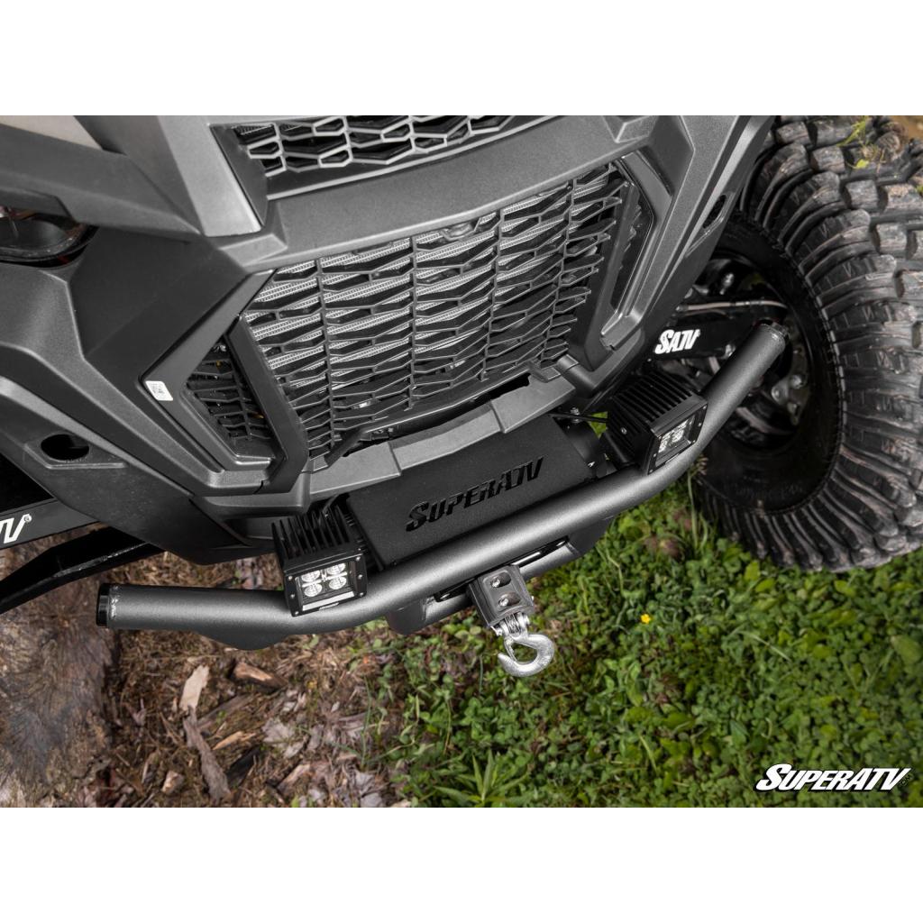 SuperATV Polaris RZR XP Turbo S Winch - Ready Front Bumper - MojoMotoSport.com