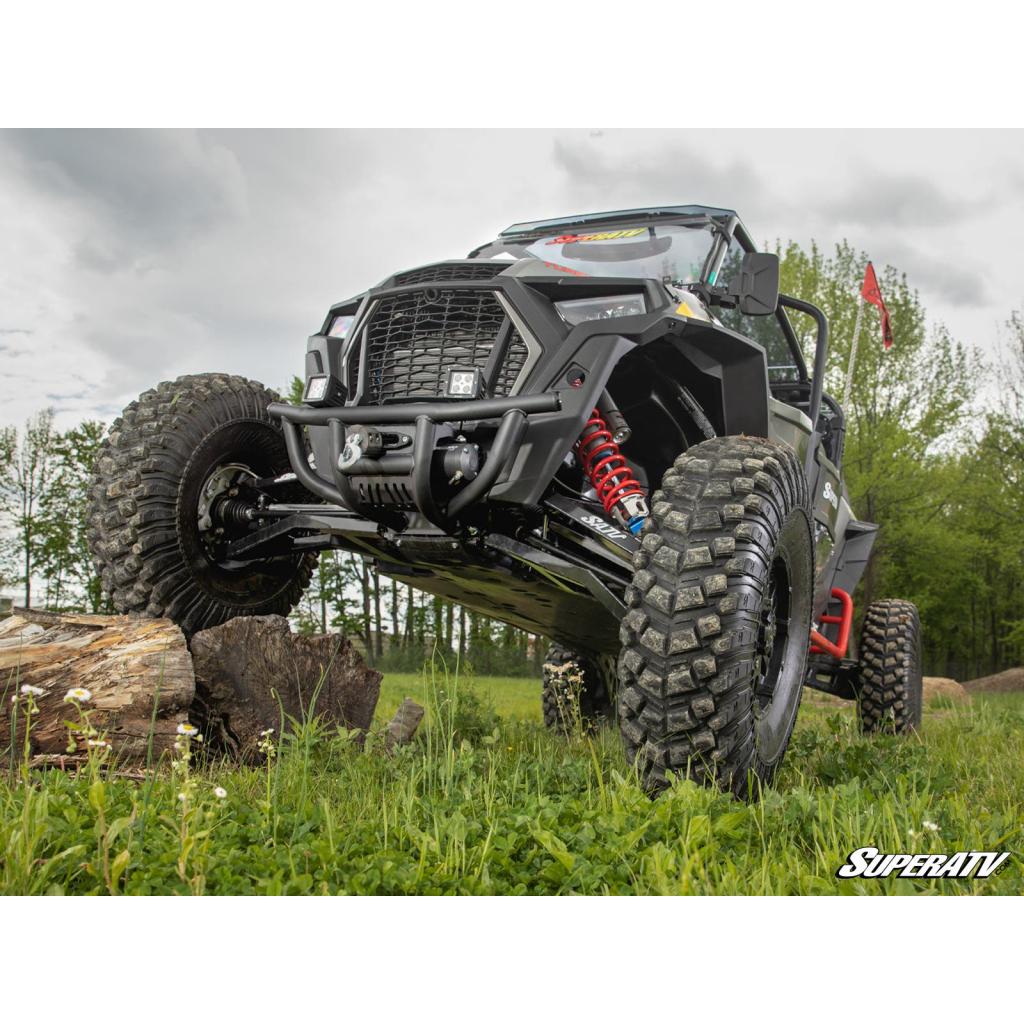 SuperATV Polaris RZR XP Turbo S Winch - Ready Front Bumper - MojoMotoSport.com