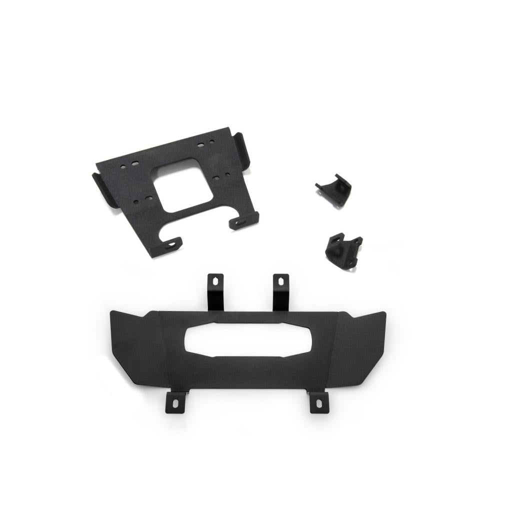 SuperATV Polaris RZR XP Turbo Winch Mounting Plate - MojoMotoSport.com