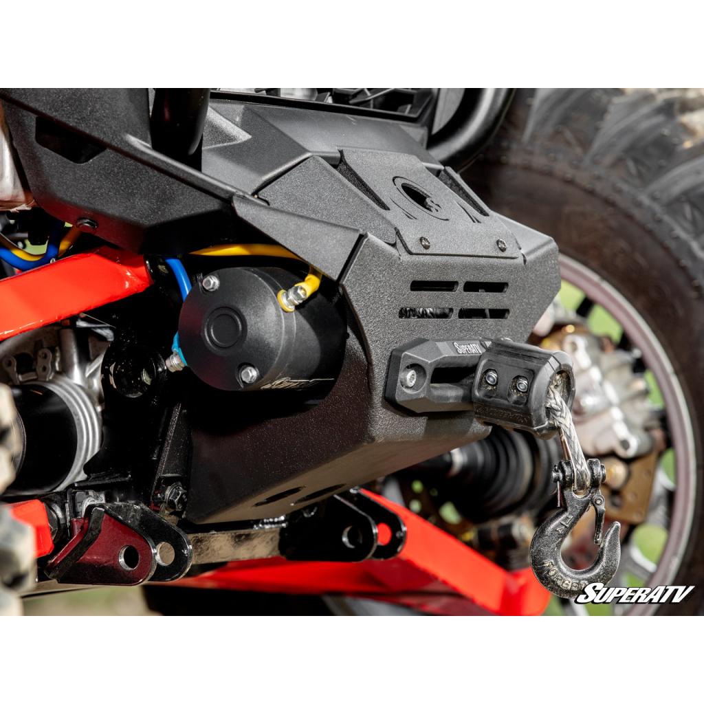 SuperATV Polaris RZR XP Winch Mount 2024+ - MojoMotoSport.com