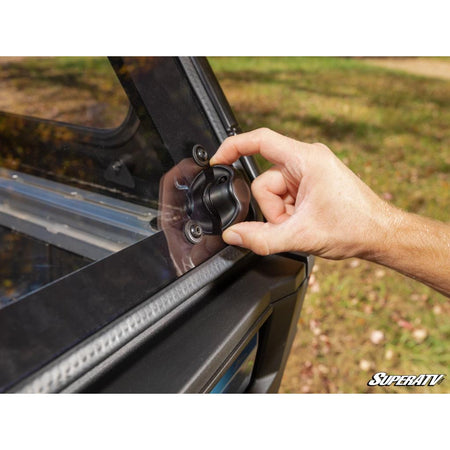 SuperATV Polaris Xpedition ADV Rear Flip Windshield - MojoMotoSport.com