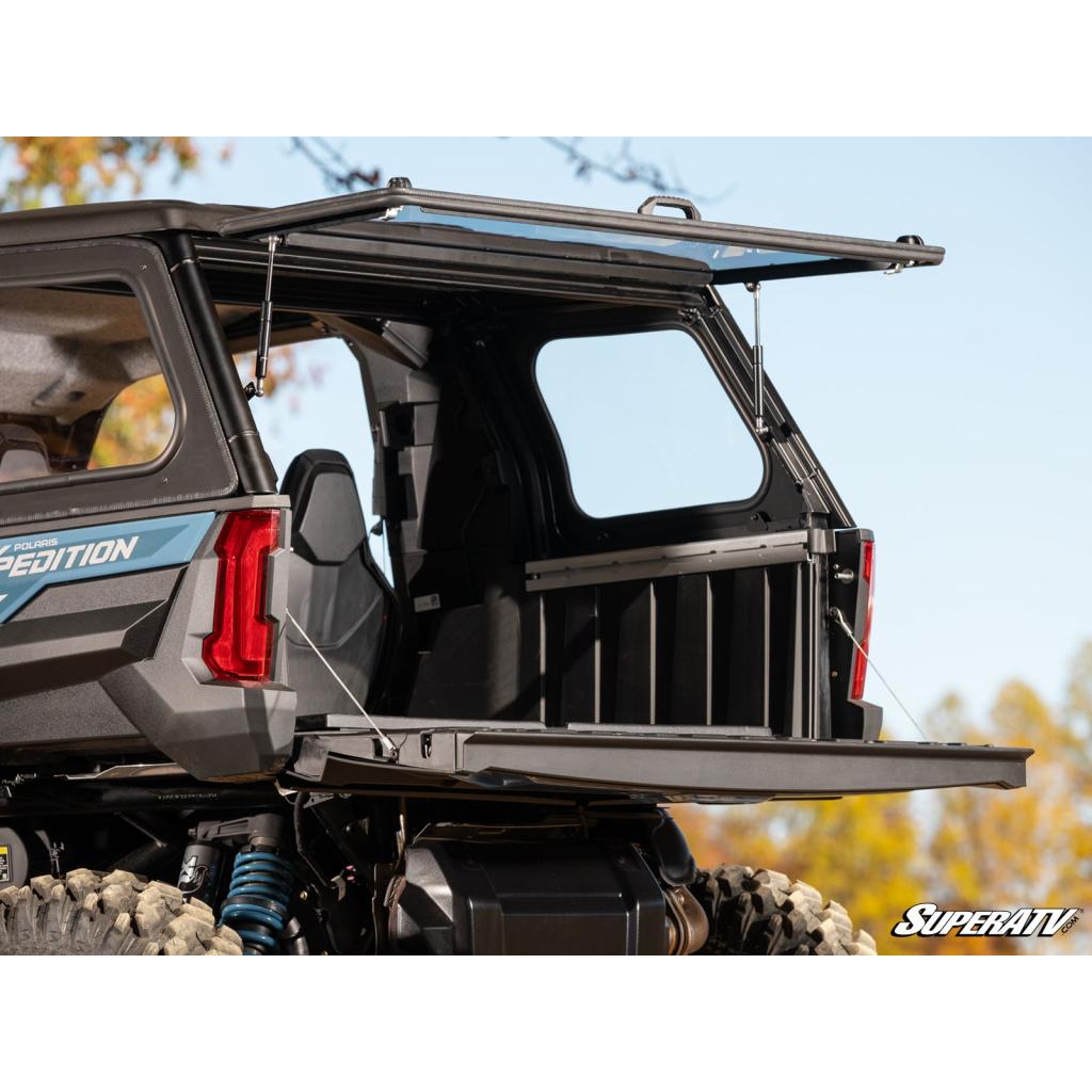 SuperATV Polaris Xpedition ADV Rear Flip Windshield - MojoMotoSport.com