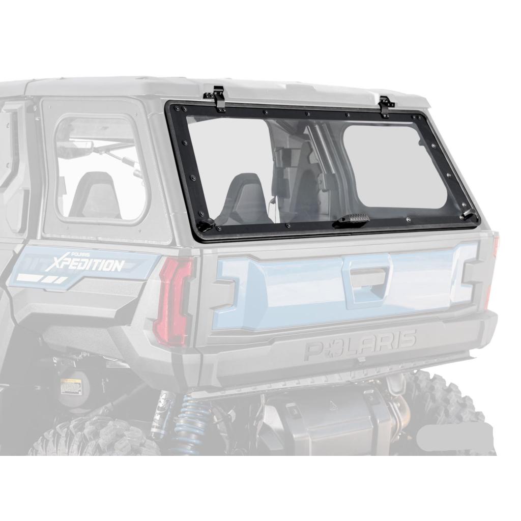 SuperATV Polaris Xpedition ADV Rear Flip Windshield - MojoMotoSport.com